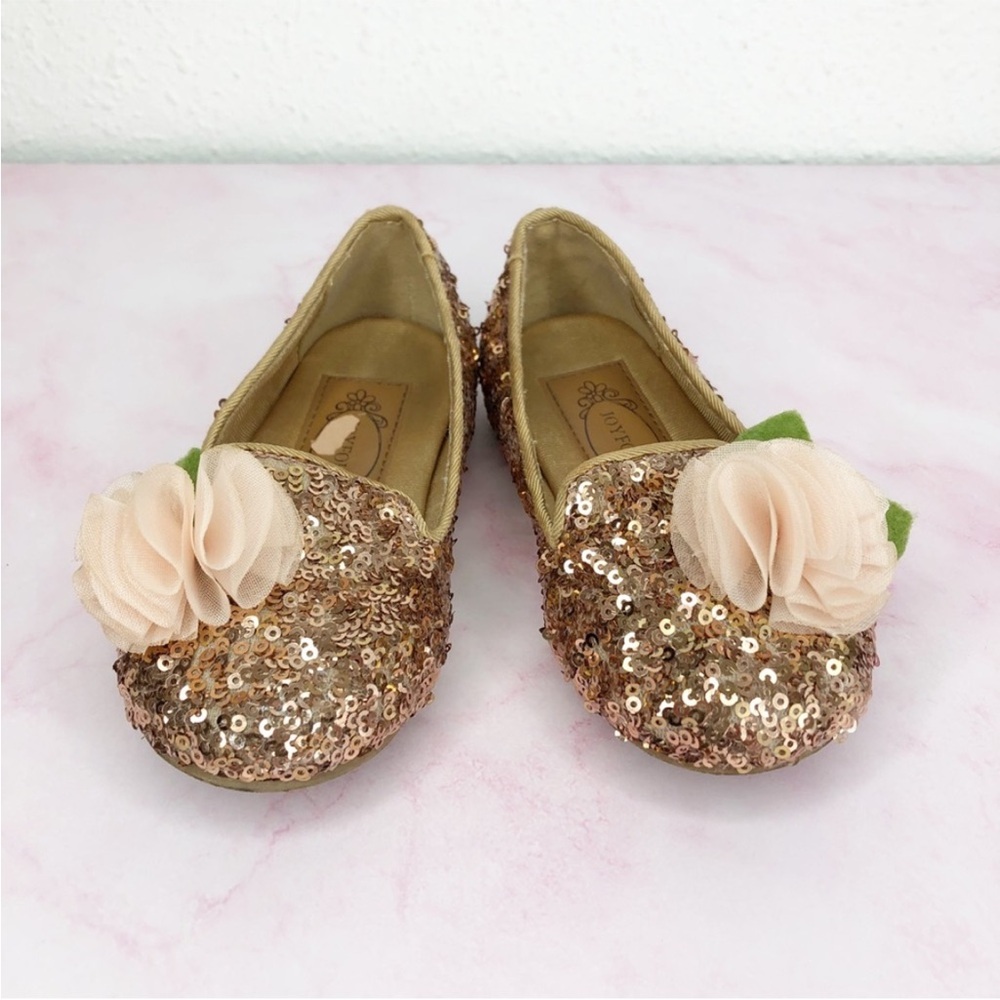 Joyfolie loafers Rosie Sequins ballet flats size 7 infant